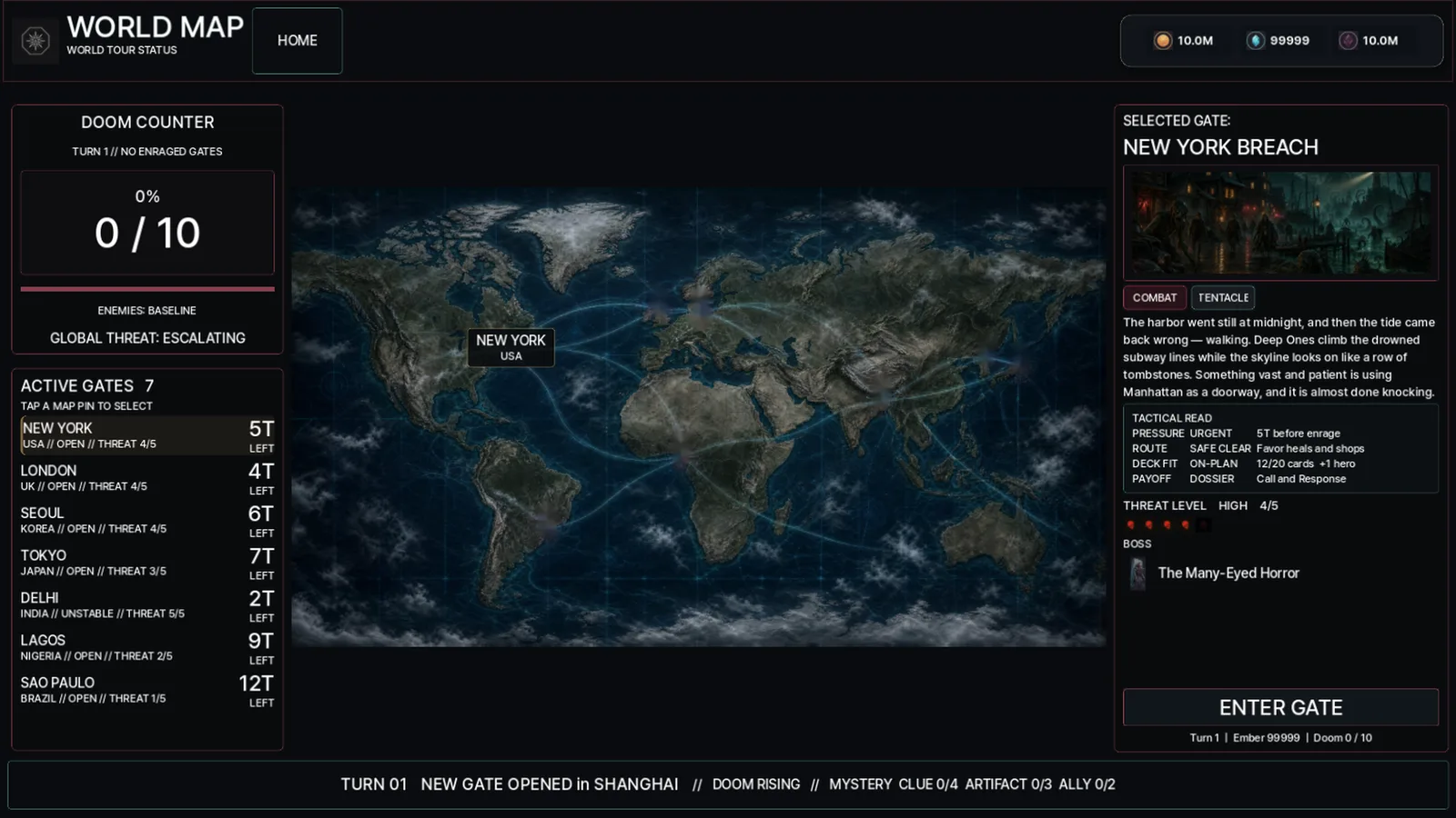 World Map screenshot from Sealbound